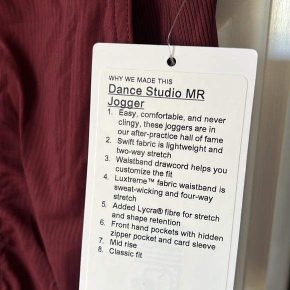 NWT Lululemon dance studio jogger - Picture 5 of 9